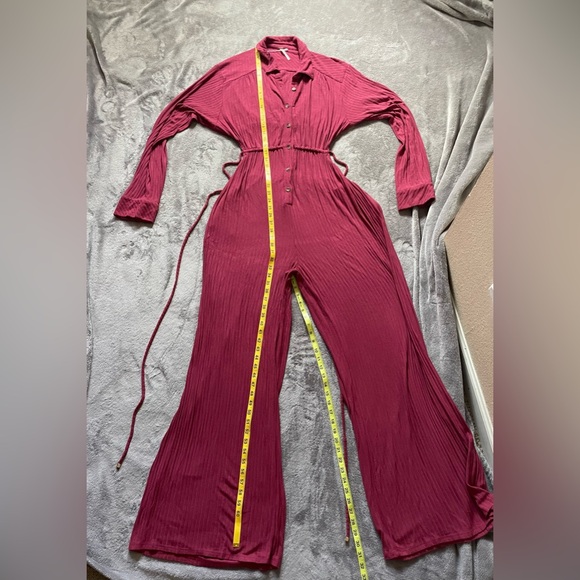 Free People Elai one piece Jumpsuit size Lg - Picture 6 of 10